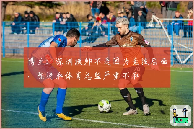 博主:深圳换帅不是因为竞技层面,陈涛和体育总监严重不和